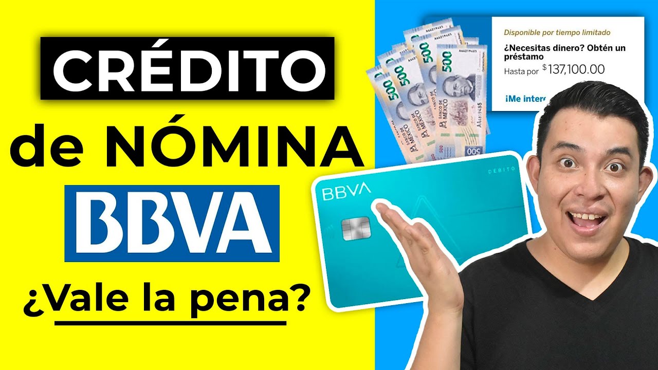¿Cuánto cobra de interés BBVA por un préstamo de nómina?