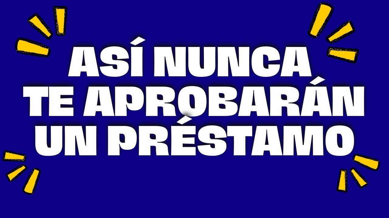 ¿Por qué tengo bajas probabilidades de aprobación para un préstamo?
